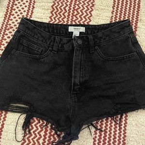 Distressed Cuffed Denim Forever 21 shorts